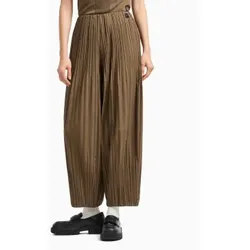 Armani Exchange für Damen. XW000151AF10843U6199 Braune Hose in lockerer Passform (L), Lässig, Polyester