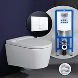 Geberit AquaClean Sela Komplett-SET Dusch-WC mit neeos Vorwandelement,, 146220111+16791WH#SET,