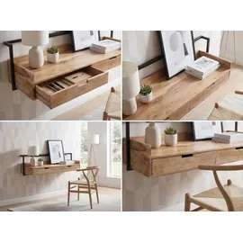 FineBuy Wandschreibtisch 120 cm x 0 cm