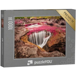 puzzleYOU Puzzle Fünf-Farben-Fluss: Cano Cristales in Kolumbien, 1000 Puzzleteile, puzzleYOU-Kollektionen Südamerika