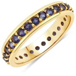 Rafaela Donata Ring Sterling Silber Iolith in Gelbgold Ringe   Damen 