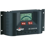 Sunset Solarladeregler SR2020M  (Max. Laststrom: 20 A, 12 V - 24 V, Display)