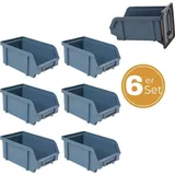 GarPet Stapelbox Polypropylen weiß