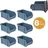GarPet Stapelbox Polypropylen weiß