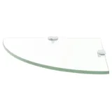 vidaXL Shower shelf Transparent