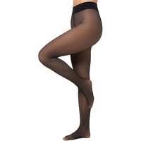 Nur Die Warm & Transparent extra haltbar 80 DEN warme Fein-Strumpfhose beige durchscheinend Komfortbund Damen