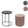 Mendler Sitzhocker und Beistelltisch HWC-K48 2er Set 0 x 0
