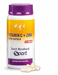 Sanct Bernhard Sport Capsule di vitamina C + zinco - 116 g