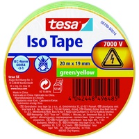 Tesa Iso Tape Isolierband, grün 19,0 mm x 20,0 m 1 Rolle