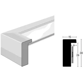 Nielsen Design Bilderrahmen Aura 20 x cm Holz Schwarz