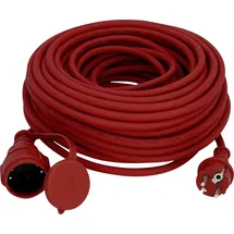 Unitec Gummi-Verlängerung 25 m, rot,
