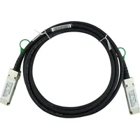 BlueOptics JNP-QSFP-DAC-50CM-BL InfiniBand-Kabel 0,5 m QSFP+ Schwarz,