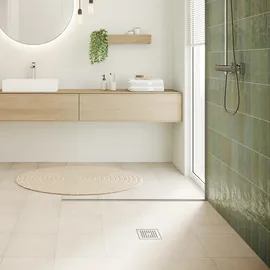 Hansgrohe RainDrain Point Punktablauf 100x100 Bodenablauf Edelstahl gebürstet