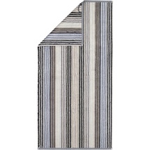 CAWÖ Unique Streifen 944 Handtuch 50 x 100 cm anthrazit