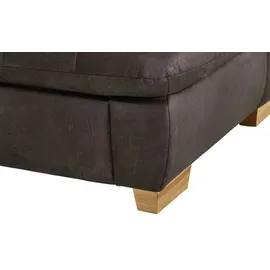 Lounge Collection Eckcouch Mikrofaser 2-Sitzer Grau