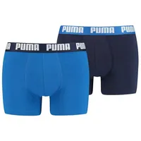Puma Basic Boxer true blue/black S 2er Pack