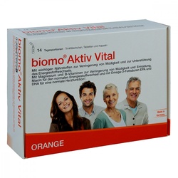 Biomo Aktiv Vital Trinkflaschen 14 Tagesportionen