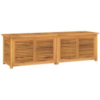 VidaXL Gartenbox mit Beutel 175x50x53 cm Massivholz Teak