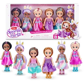 Sparkle Girlz Prinzessin Modepuppen zum Sammeln (6er-Pack)