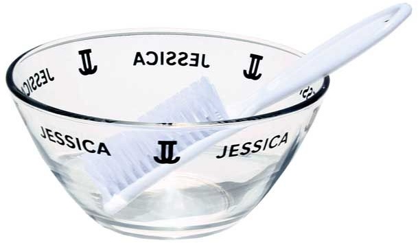Jessica Cosmetics Maniküreschale aus Kristallglas 1 St