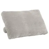 KAWOLA SEPHI Rückenkissen 70 x 20 cm Silber