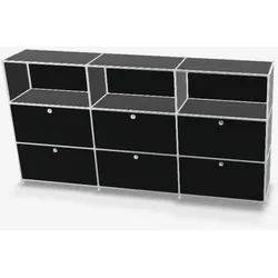 Viasit System4 - schwarz, Rahmenfarbe chrom, Material: Metall