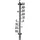 TFA Schau-Thermometer Schwarz 42cm