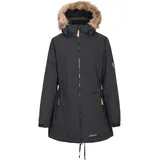 Trespass Celebrity, Black, S, Warme Wasserdichte Jacke mit abnehmbarer Kapuze für Damen, Schwarz, Small