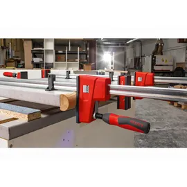 Bessey Korpuszwinge Stahl 1250 mm Silber/Rot