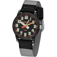 Jacques Farel Quarzuhr KLM 04, Armbanduhr, Kinderuhr, ideal auch als Geschenk grau
