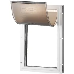 VEVOR Haustierklappe Katzenklappe Hundeklappe Magnetklappensystem Aluminium S