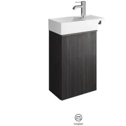 BURGBAD Set Mineralguss-Waschtisch Yumo inkl. Waschtischunterschrank