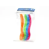 HundB Löffel 12er Set, Dessertlöffel Eierlöffel Kaffeelöffel, farblich sortiert, 14 cm lang