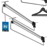 KOTARBAU® 2er Set Ausziehbare Kleiderstange für Garderobenschrank 450mm