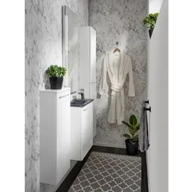 Fackelmann Waschbeckenunterschrank SBC Weiß 44 cm