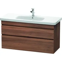 Duravit DuraStyle 113x44,8cm, Nussb Nat, 2 SchKa., wandhängend