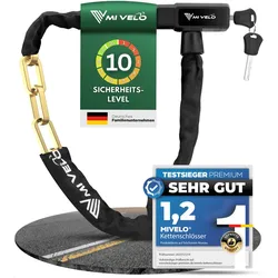 Kettenschloss mit robustem Vierkant und Schlüssel 85/100cm - oft gekauft,Zubehör
