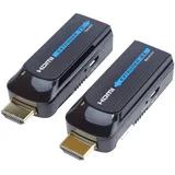 PremiumCord HDMI Extender bis zu 50m über single Patchkabel Cat6, Kompatibel mit Full HD 1080p 60Hz