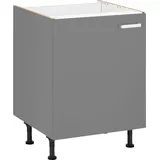 OPTIFIT Spülenschrank Parma Breite 60 cm grau