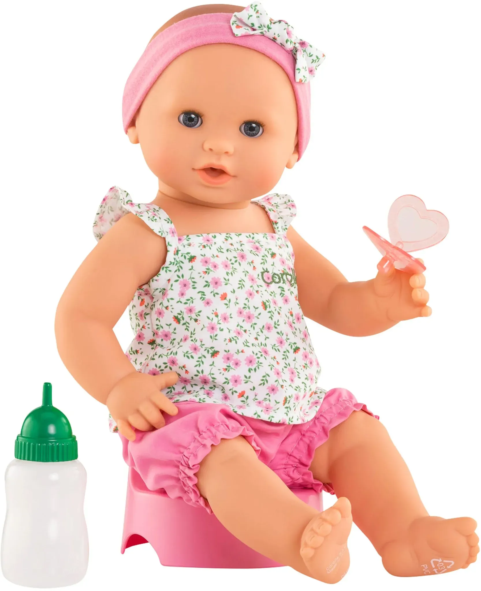 Corolle Puppe Badebaby Emma mit Trink- & Nässfunktion 36cm, mehrfarbig
