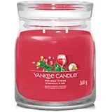 Yankee Candle MITTLERES GLAS HOLIDAY CHEER Kerze 368 g