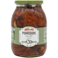 Novella POMODORONE - Italienische halb-getrocknete Tomaten in Sonnenblumenöl - 950g - eingelegt