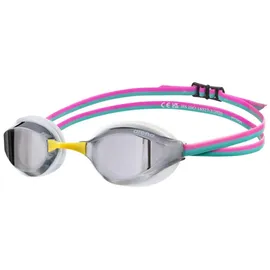 Arena Phyton Mirror Schwimmbrille Silber Weiß-Fuchsia One size