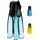 Cressi Flossen Rondinella, aquamarine, 39/40, CA186339