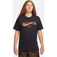 Nike T-Shirt CLUB - Schwarz,Orange,Weiß - L