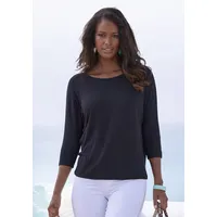 LASCANA 3/4-Arm-Shirt »mit Fledermausärmeln«, aus weicher Feinstrick- Qualität mit