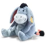 Steiff 024603 Soft Cuddly Friends, Disney I-Aah 25 cm blaugrau sitzend,