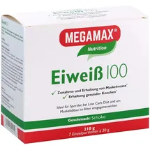 MEGAMAX Eiweiß 100 Schoko Pulver 7 x 30 g