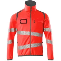 Mascot Fleecepullover mit Reißverschluss Microfleecejacke S hi-vis rot/dunkelanthrazit