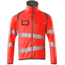Mascot Fleecepullover mit Reißverschluss Microfleecejacke S hi-vis rot/dunkelanthrazit